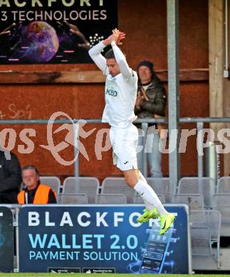 Fussball KÃ¤rntner Liga. SAK gegen Spittal.  Torjubel Hrvoje Jakovljevic (SAK),  Klagenfurt, am 3.10.2025.
Foto: Kuess
www.qspictures.net
---
pressefotos, pressefotografie, kuess, qs, qspictures, sport, bild, bilder, bilddatenbank