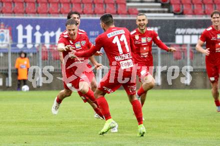 Fussball 2. Liga. SK Austria Klagenfurt gegen St. Poelten. Torjubel Timo Altersberger (St.Poelten).  Klagenfurt, 5.10..2025.
Foto: Kuess
www.qspictures.net
---
pressefotos, pressefotografie, kuess, qs, qspictures, sport, bild, bilder, bilddatenbank