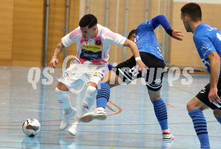 Futsal. Oesterreichische Futsal Liga. 1. OEFB Futsal Liga. . Carinthia Flamengo Futsal Club gegen FC Diamant Linz.  Armin Kahvedzic  (Carinthia Flamengo Futsal Club),  Faruk Brkanic  (Linz).  Klagenfurt, 5.10..2025.
Foto: Kuess
www.qspictures.net
---
pressefotos, pressefotografie, kuess, qs, qspictures, sport, bild, bilder, bilddatenbank