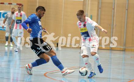 Futsal. Oesterreichische Futsal Liga. 1. OEFB Futsal Liga. . Carinthia Flamengo Futsal Club gegen FC Diamant Linz. Smajl Delic   (Carinthia Flamengo Futsal Club), Faruk Brkanic  (Linz).  Klagenfurt, 5.10..2025.
Foto: Kuess
www.qspictures.net
---
pressefotos, pressefotografie, kuess, qs, qspictures, sport, bild, bilder, bilddatenbank