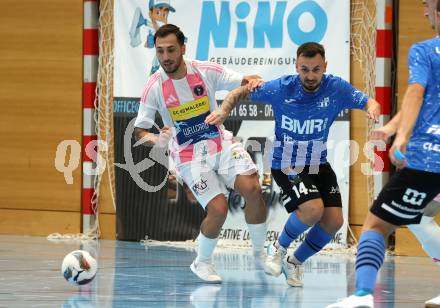 Futsal. Oesterreichische Futsal Liga. 1. OEFB Futsal Liga. . Carinthia Flamengo Futsal Club gegen FC Diamant Linz.  Yosifov Svetlozar Angelov  (Carinthia Flamengo Futsal Club),  Stefan Krstic  (Linz).  Klagenfurt, 5.10..2025.
Foto: Kuess
www.qspictures.net
---
pressefotos, pressefotografie, kuess, qs, qspictures, sport, bild, bilder, bilddatenbank