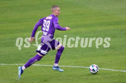 Fussball 2. Liga. SK Austria Klagenfurt gegen St. Poelten.  Bartol Barisic   (Klagenfurt)  Klagenfurt, 5.10..2025.
Foto: Kuess
www.qspictures.net
---
pressefotos, pressefotografie, kuess, qs, qspictures, sport, bild, bilder, bilddatenbank