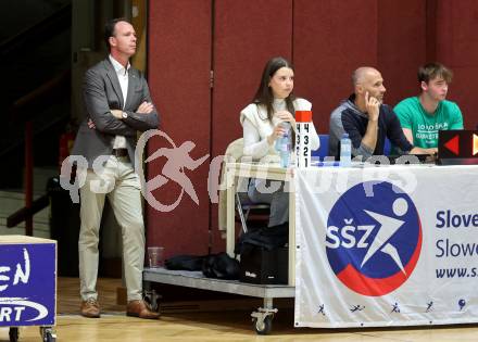 Basketball 2. Liga 2025/2026. Grunddurchgang 2. Runde.  KOS Celovec gegen BBU Salzburg. Stefan Hribar   (KOS). Klagenfurt, am 11.10.2025.
Foto: Kuess
---
pressefotos, pressefotografie, kuess, qs, qspictures, sport, bild, bilder, bilddatenbank