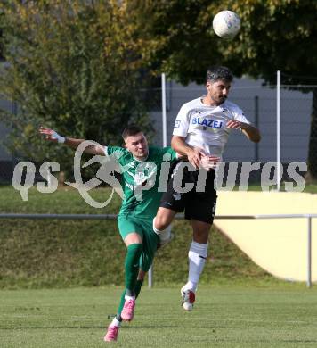 Fussball KÃ¤rntner Liga. Bleiburg gegen Voelkermarkt. Senad Jahic  (Bleiburg), Armin Majanovic   (Voelkermarkt). Bleiburg, am 11.10.2025.
Foto: Kuess
www.qspictures.net
---
pressefotos, pressefotografie, kuess, qs, qspictures, sport, bild, bilder, bilddatenbank