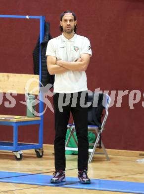 Basketball 2. Liga 2025/2026. Grunddurchgang 2. Runde.  KOS Celovec gegen BBU Salzburg. Trainer Dalibor Cevriz   (KOS). Klagenfurt, am 11.10.2025.
Foto: Kuess
---
pressefotos, pressefotografie, kuess, qs, qspictures, sport, bild, bilder, bilddatenbank