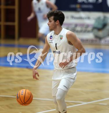 Basketball 2. Liga 2025/2026. Grunddurchgang 2. Runde.  KOS Celovec gegen BBU Salzburg. Simon Siencnik   (KOS). Klagenfurt, am 11.10.2025.
Foto: Kuess
---
pressefotos, pressefotografie, kuess, qs, qspictures, sport, bild, bilder, bilddatenbank