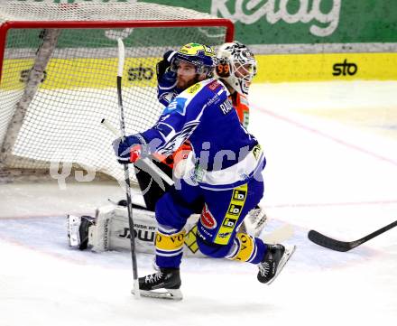 Eishockey ICE Bundesliga. VSV gegen Moser Medical Graz99ers. Torjubel Alexander Rauchenwald  (VSV),   Villach, am 17.10.2025
Foto: Kuess
---
pressefotos, pressefotografie, kuess, qs, qspictures, sport, bild, bilder, bilddatenbank
