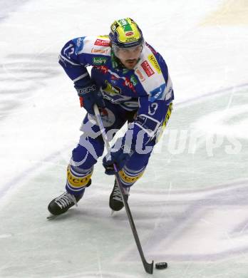 Eishockey Bundesliga. EC IDM Waermepumpen VSV gegen Moser Medical Graz99ers.  Adam Helewka  (VSV). Villach, am 17.10..2025.
Foto: Kuess
www.qspictures.net
---
pressefotos, pressefotografie, kuess, qs, qspictures, sport, bild, bilder, bilddatenbank