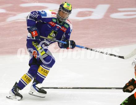Eishockey Bundesliga. EC IDM Waermepumpen VSV gegen Moser Medical Graz99ers. Guus Van Nes   (VSV). Villach, am 17.10..2025.
Foto: Kuess
www.qspictures.net
---
pressefotos, pressefotografie, kuess, qs, qspictures, sport, bild, bilder, bilddatenbank