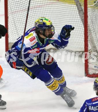 Eishockey Bundesliga. EC IDM Waermepumpen VSV gegen Moser Medical Graz99ers. Paul Sintschnig  (VSV). Villach, am 17.10..2025.
Foto: Kuess
www.qspictures.net
---
pressefotos, pressefotografie, kuess, qs, qspictures, sport, bild, bilder, bilddatenbank