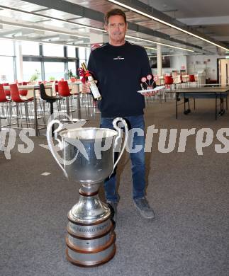 Eishockey Bundesliga. EC KAC.   Oliver Pilloni. Klagenfurt, am 21.10..2025.
Foto: Kuess
www.qspictures.net
---
pressefotos, pressefotografie, kuess, qs, qspictures, sport, bild, bilder, bilddatenbank