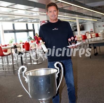 Eishockey Bundesliga. EC KAC.   Oliver Pilloni. Klagenfurt, am 21.10..2025.
Foto: Kuess
www.qspictures.net
---
pressefotos, pressefotografie, kuess, qs, qspictures, sport, bild, bilder, bilddatenbank