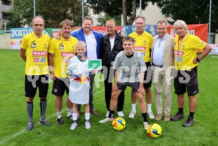 Fussball. Champ der Camps.  Michael Ziehaus, Hans Fertschei, Wank Gernot, Walter Ludescher, Harald Hedenig, Bernd Rausch, Richard Urank, Tristan Rindler, Lukas Santer. Klagenfurt, am 16.9.2025.
Foto: Kuess
www.qspictures.net
---
pressefotos, pressefotografie, kuess, qs, qspictures, sport, bild, bilder, bilddatenbank