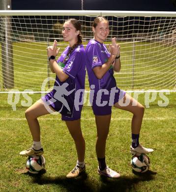 Fussball 2. Frauen Bundesliga. SG SK Austria Klagenfurt. Noel Marie Blain,  Magdalena Moser.   Klagenfurt, 30.9.2025.
Foto: Kuess
www.qspictures.net
---
pressefotos, pressefotografie, kuess, qs, qspictures, sport, bild, bilder, bilddatenbank