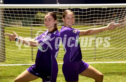 Fussball 2. Frauen Bundesliga. SG SK Austria Klagenfurt. Noel Marie Blain,  Magdalena Moser.   Klagenfurt, 30.9.2025.
Foto: Kuess
www.qspictures.net
---
pressefotos, pressefotografie, kuess, qs, qspictures, sport, bild, bilder, bilddatenbank