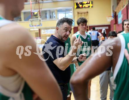 Basketball 2. Liga 2025/2026. Grunddurchgang 4. Runde.  KOS Celovec gegen Basketball Klub Rapid Wien.  Trainer Zeljko Vasiljevic (Wien). Klagenfurt, am 25.10.2025.
Foto: Kuess
---
pressefotos, pressefotografie, kuess, qs, qspictures, sport, bild, bilder, bilddatenbank