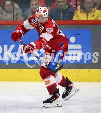 Eishockey ICE Bundesliga.  Winn2day ICE Hockey League. KAC gegen Olympia Ljubljana. Clemens Unterweger   (KAC). Klagenfurt, am 26.10.2025.
Foto: Kuess
www.qspictures.net
---
pressefotos, pressefotografie, kuess, qs, qspictures, sport, bild, bilder, bilddatenbank