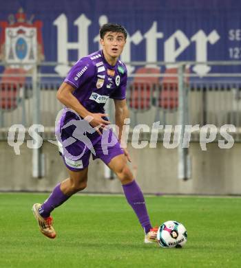 Fussball 2. Liga. SK Austria Klagenfurt gegen SK Sturm Graz II.  Aidan Liu  (Klagenfurt).  Klagenfurt, 24.10..2025.
Foto: Kuess
www.qspictures.net
---
pressefotos, pressefotografie, kuess, qs, qspictures, sport, bild, bilder, bilddatenbank