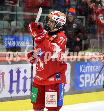 Eishockey ICE Bundesliga.  Winn2day ICE Hockey League. KAC gegen Olympia Ljubljana.  Johannes Dobrovolny  (KAC). Klagenfurt, am 26.10.2025.
Foto: Kuess
www.qspictures.net
---
pressefotos, pressefotografie, kuess, qs, qspictures, sport, bild, bilder, bilddatenbank