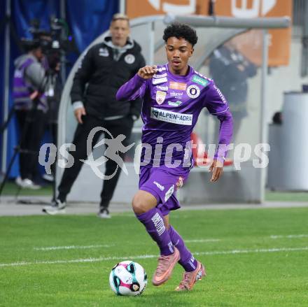 Fussball 2. Liga. SK Austria Klagenfurt gegen SK Sturm Graz II.  Christopher Woelbl  (Klagenfurt).  Klagenfurt, 24.10..2025.
Foto: Kuess
www.qspictures.net
---
pressefotos, pressefotografie, kuess, qs, qspictures, sport, bild, bilder, bilddatenbank