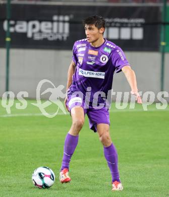 Fussball 2. Liga. SK Austria Klagenfurt gegen SK Sturm Graz II. Aidan Liu   (Klagenfurt).  Klagenfurt, 24.10..2025.
Foto: Kuess
www.qspictures.net
---
pressefotos, pressefotografie, kuess, qs, qspictures, sport, bild, bilder, bilddatenbank