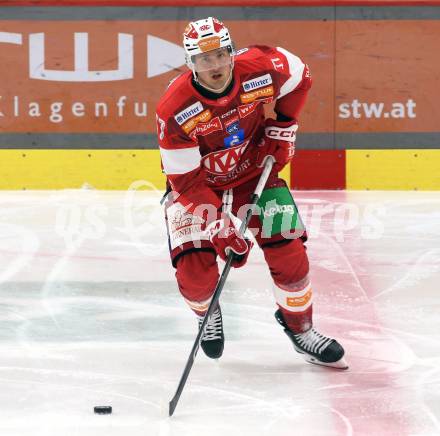 Eishockey ICE Bundesliga.  Winn2day ICE Hockey League. KAC gegen Olympia Ljubljana.  Mathias From  (KAC). Klagenfurt, am 26.10.2025.
Foto: Kuess
www.qspictures.net
---
pressefotos, pressefotografie, kuess, qs, qspictures, sport, bild, bilder, bilddatenbank