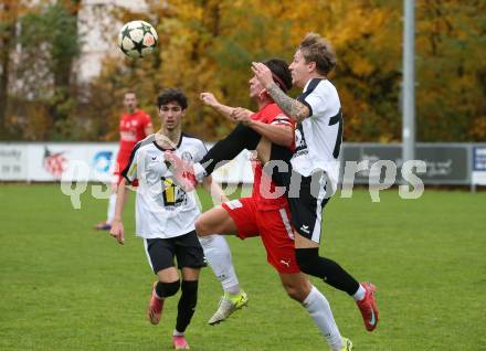 Fussball. Kaerntner Liga. KAC1909 gegen Spittal. Patrick Legner  (KAC), Jake William Tones  (Spittal).  Klagenfurt, am 2.11.2025.
Foto: Kuess
www.qspictures.net
---
pressefotos, pressefotografie, kuess, qs, qspictures, sport, bild, bilder, bilddatenbank