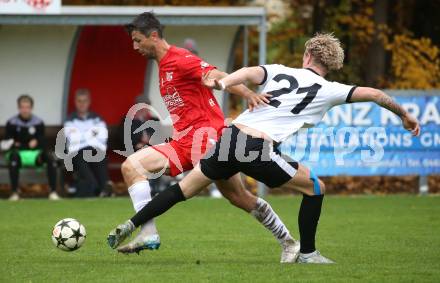 Fussball. Kaerntner Liga. KAC1909 gegen Spittal. Mihret Topcagic  (KAC),  Stefan Kofler (Spittal).  Klagenfurt, am 2.11.2025.
Foto: Kuess
www.qspictures.net
---
pressefotos, pressefotografie, kuess, qs, qspictures, sport, bild, bilder, bilddatenbank