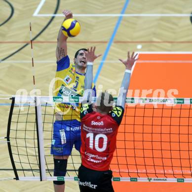 Volleyball Bundesliga. AVL. Austrian Volleyball League.   (Aich/Dob) gegen Waldviertel.  Luan Weber  (Aich/Dob). Bleiburg, am 5.11.2025.
Foto: Kuess
www.qspictures.net
---
pressefotos, pressefotografie, kuess, qs, qspictures, sport, bild, bilder, bilddatenbank