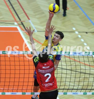 Volleyball Bundesliga. AVL. Austrian Volleyball League.   (Aich/Dob) gegen Waldviertel.  Armands Rokjans   (Aich/Dob). Bleiburg, am 5.11.2025.
Foto: Kuess
www.qspictures.net
---
pressefotos, pressefotografie, kuess, qs, qspictures, sport, bild, bilder, bilddatenbank