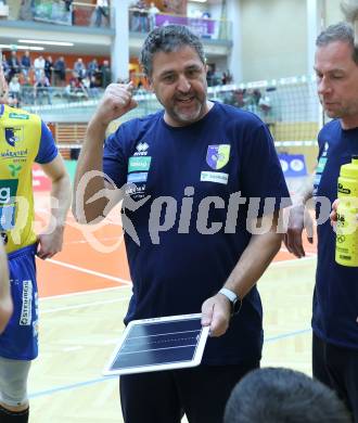 Volleyball Bundesliga. AVL. Austrian Volleyball League.   (Aich/Dob) gegen Waldviertel.  Trainer Matjaz Hafner   (Aich/Dob). Bleiburg, am 5.11.2025.
Foto: Kuess
www.qspictures.net
---
pressefotos, pressefotografie, kuess, qs, qspictures, sport, bild, bilder, bilddatenbank