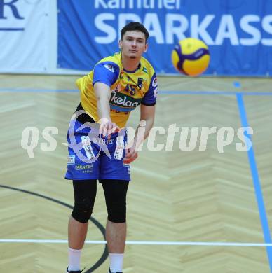 Volleyball Bundesliga. AVL. Austrian Volleyball League.   (Aich/Dob) gegen Waldviertel.  Armands Rokjans   (Aich/Dob). Bleiburg, am 5.11.2025.
Foto: Kuess
www.qspictures.net
---
pressefotos, pressefotografie, kuess, qs, qspictures, sport, bild, bilder, bilddatenbank