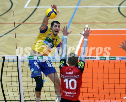Volleyball Bundesliga. AVL. Austrian Volleyball League.   (Aich/Dob) gegen Waldviertel.  Luan Weber  (Aich/Dob). Bleiburg, am 5.11.2025.
Foto: Kuess
www.qspictures.net
---
pressefotos, pressefotografie, kuess, qs, qspictures, sport, bild, bilder, bilddatenbank