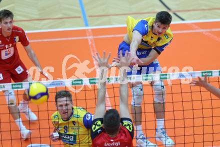 Volleyball Bundesliga. AVL. Austrian Volleyball League.   (Aich/Dob) gegen Waldviertel.  Zigurds Janis Licis (Aich/Dob). Bleiburg, am 5.11.2025.
Foto: Kuess
www.qspictures.net
---
pressefotos, pressefotografie, kuess, qs, qspictures, sport, bild, bilder, bilddatenbank