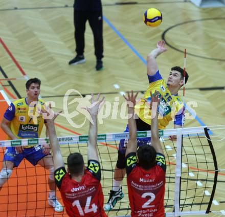 Volleyball Bundesliga. AVL. Austrian Volleyball League.   (Aich/Dob) gegen Waldviertel. Armands Rokjans   (Aich/Dob). Bleiburg, am 5.11.2025.
Foto: Kuess
www.qspictures.net
---
pressefotos, pressefotografie, kuess, qs, qspictures, sport, bild, bilder, bilddatenbank