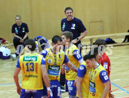 Volleyball Bundesliga. AVL. Austrian Volleyball League.   (Aich/Dob) gegen Waldviertel.  Trainer Matjaz Hafner  (Aich/Dob). Bleiburg, am 5.11.2025.
Foto: Kuess
www.qspictures.net
---
pressefotos, pressefotografie, kuess, qs, qspictures, sport, bild, bilder, bilddatenbank
