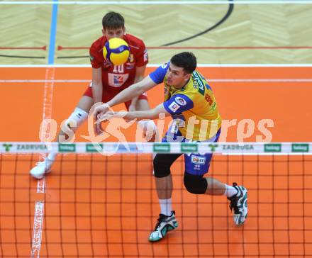 Volleyball Bundesliga. AVL. Austrian Volleyball League.   (Aich/Dob) gegen Waldviertel.  Armands Rokjans   (Aich/Dob). Bleiburg, am 5.11.2025.
Foto: Kuess
www.qspictures.net
---
pressefotos, pressefotografie, kuess, qs, qspictures, sport, bild, bilder, bilddatenbank