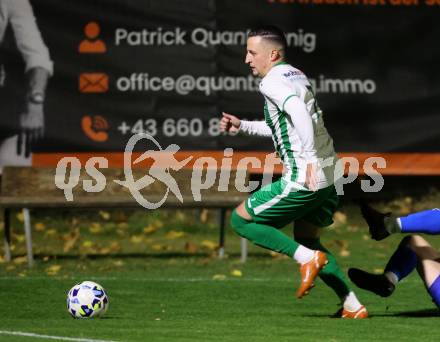 Fussball. Kaerntner Liga. Donau gegen Bleiburg. Enes Brdjanovic  (Donau).  Klagenfurt, am 31.10.2025.
Foto: Kuess
www.qspictures.net
---
pressefotos, pressefotografie, kuess, qs, qspictures, sport, bild, bilder, bilddatenbank