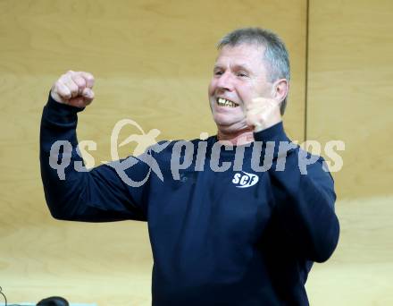 Handball Bundesliga. HLA. SC Ferlach gegen Voeslau. Jubel Walter Perkounig  (SCF).  Ferlach, am 8.11.2025.
Foto: Kuess
www.qspictures.net
---
pressefotos, pressefotografie, kuess, qs, qspictures, sport, bild, bilder, bilddatenbank