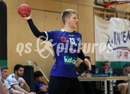 Handball Bundesliga. HLA. SC Ferlach gegen Voeslau. David Gysin  (SCF).  Ferlach, am 8.11.2025.
Foto: Kuess
www.qspictures.net
---
pressefotos, pressefotografie, kuess, qs, qspictures, sport, bild, bilder, bilddatenbank
