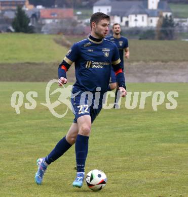 Fussball. Kaerntner Liga. Koettmannsdorf gegen Grafenstein.  Samuel Markus Hoffmann  (Grafenstein).  Klagenfurt, am 8.11.2025.
Foto: Kuess
www.qspictures.net
---
pressefotos, pressefotografie, kuess, qs, qspictures, sport, bild, bilder, bilddatenbank