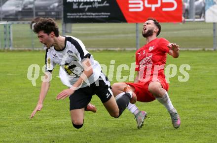 Fussball. Kaerntner Liga. KAC1909 gegen Spittal. Patrick Trimi  (KAC),  Mersad Ramic  (Spittal).  Klagenfurt, am 2.11.2025.
Foto: Kuess
www.qspictures.net
---
pressefotos, pressefotografie, kuess, qs, qspictures, sport, bild, bilder, bilddatenbank