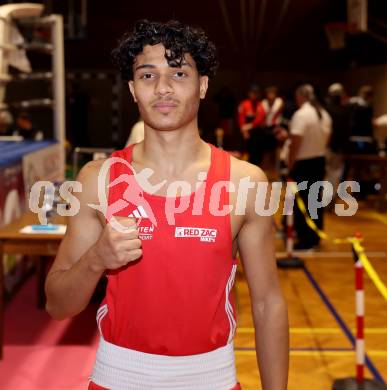Boxen Kaerntner Meisterschaft. Abujabal Salah (AUT). Klagenfurt, 15.11.2025.
Foto: Kuess
www.qspictures.net
---
pressefotos, pressefotografie, kuess, qs, qspictures, sport, bild, bilder, bilddatenbank