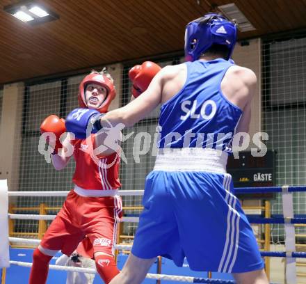 Boxen Kaerntner Meisterschaft. Nico Seebacher (AUT), Maik Stojnic (SLO). Klagenfurt, 15.11.2025.
Foto: Kuess
www.qspictures.net
---
pressefotos, pressefotografie, kuess, qs, qspictures, sport, bild, bilder, bilddatenbank