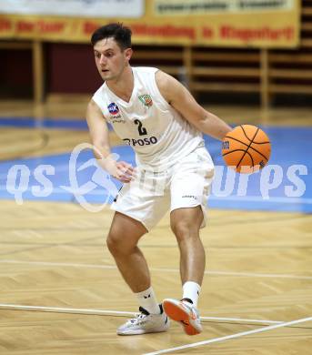 Basketball 2. Liga 2025/2026. Grunddurchgang 6. Runde.  KOS Celovec gegen Raiders Tirol.   Jure Bavdek  (KOS). Klagenfurt, am 8.11.2025.
Foto: Kuess
---
pressefotos, pressefotografie, kuess, qs, qspictures, sport, bild, bilder, bilddatenbank