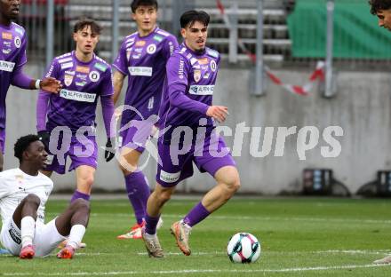Fussball 2. Liga. SK Austria Klagenfurt gegen Amstetten.  Almir Oda   (Klagenfurt).  Klagenfurt, 22.11..2025.
Foto: Kuess
www.qspictures.net
---
pressefotos, pressefotografie, kuess, qs, qspictures, sport, bild, bilder, bilddatenbank