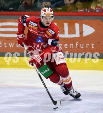 Eishockey ICE Bundesliga.  Winn2day ICE Hockey League. KAC gegen Vienna Capitals.  Tobias Sablattnig  (KAC). Klagenfurt am 21.11.2025.
Foto: Kuess
www.qspictures.net
---
pressefotos, pressefotografie, kuess, qs, qspictures, sport, bild, bilder, bilddatenbank