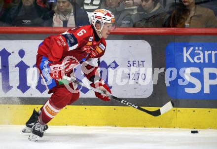 Eishockey ICE Bundesliga.  Winn2day ICE Hockey League. KAC gegen Vienna Capitals.  Tobias Sablattnig  (KAC). Klagenfurt am 21.11.2025.
Foto: Kuess
www.qspictures.net
---
pressefotos, pressefotografie, kuess, qs, qspictures, sport, bild, bilder, bilddatenbank