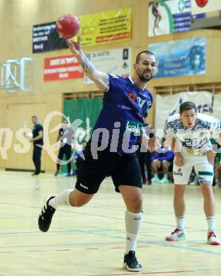 Handball Bundesliga. HLA. SC Ferlach gegen Linz. Adrian Milicevic  (SCF).  Ferlach, am 22.11.2025.
Foto: Kuess
www.qspictures.net
---
pressefotos, pressefotografie, kuess, qs, qspictures, sport, bild, bilder, bilddatenbank
