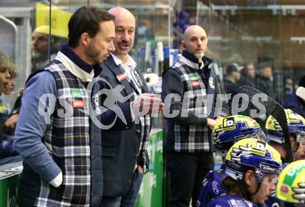 Eishockey ICE Bundesliga.  Winn2day ICE Hockey League. VSV gegen Black Wings Linz.  Interimstrainer Marco Pedal, Herbert Hohenberger  (VSV). Villach am 28.11.2025.
Foto: Kuess
www.qspictures.net
---
pressefotos, pressefotografie, kuess, qs, qspictures, sport, bild, bilder, bilddatenbank